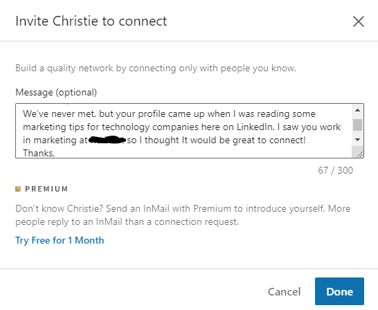 getting 500 connection on LinkedIn manually