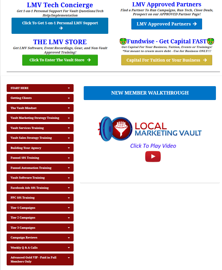 local marketing vault review